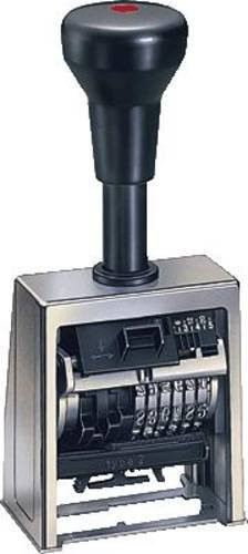 Reiner Paginierstempel Numeroteur B6 in Schwarz und Chrom mit einer Breite von 23 mm und einer Höhe von 6 mm - Bild 1