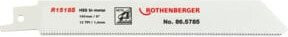 Rothenberger Universal-Sägeblatt HSS Bi-Metall, 5er Pack, Länge: 150 mm, Breite: 20 mm, Stärke: 0,9 mm - Bild 1