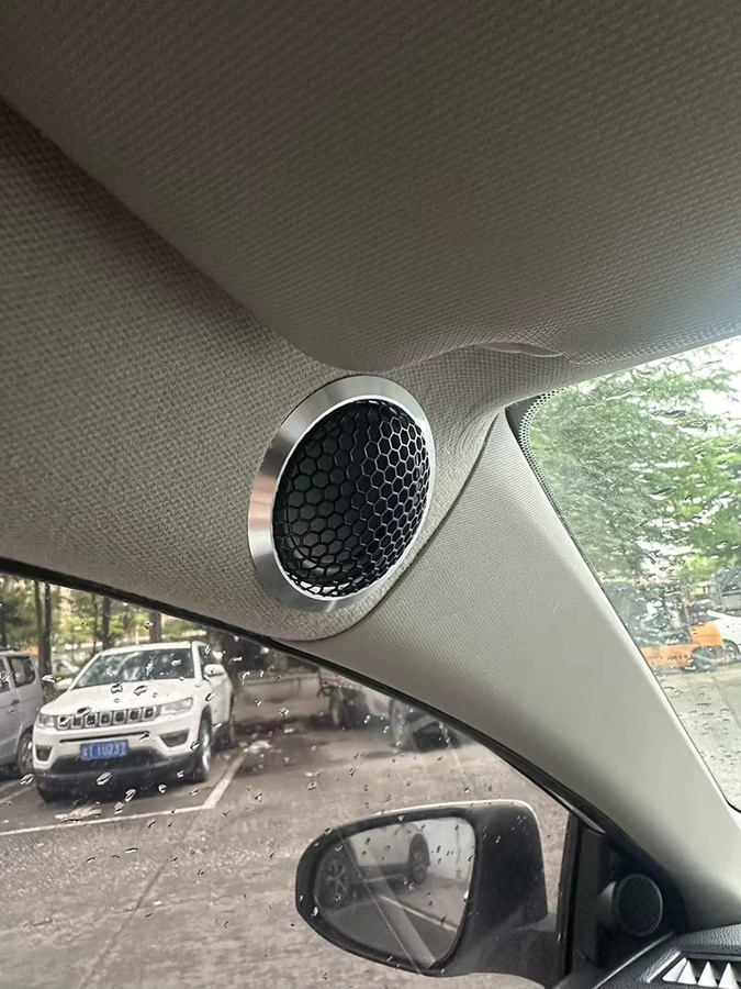 CHANGELIN 2-Zoll-Hochtöner aus Aluminiumlegierung in Schwarz für Auto-Mitteltöne, A-Säule, Armaturenbrett und Mitteltür - Bild 3