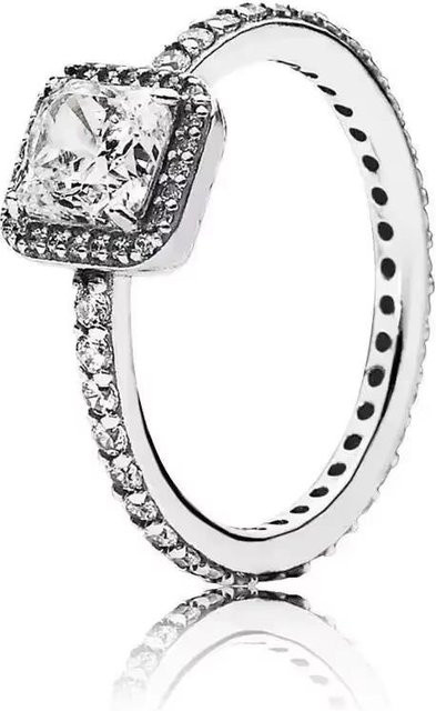 DR-Jewelry Ring 925 Silber, Zirkonia, Damen, Gold - Bild 1