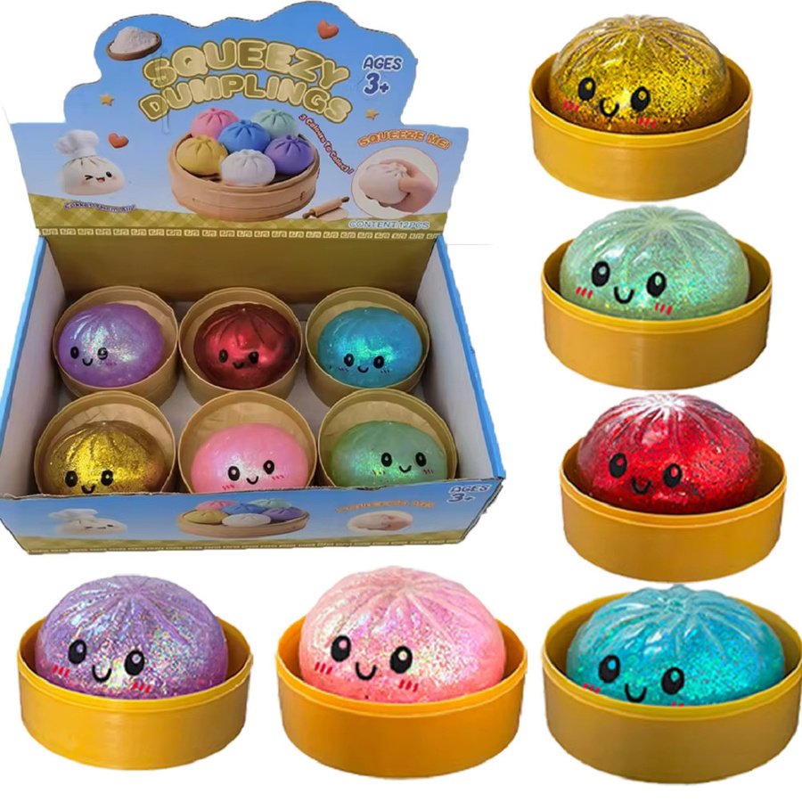 Bandai Dumpling-Squishies, Stressball, multicolour, blue - Bild 2