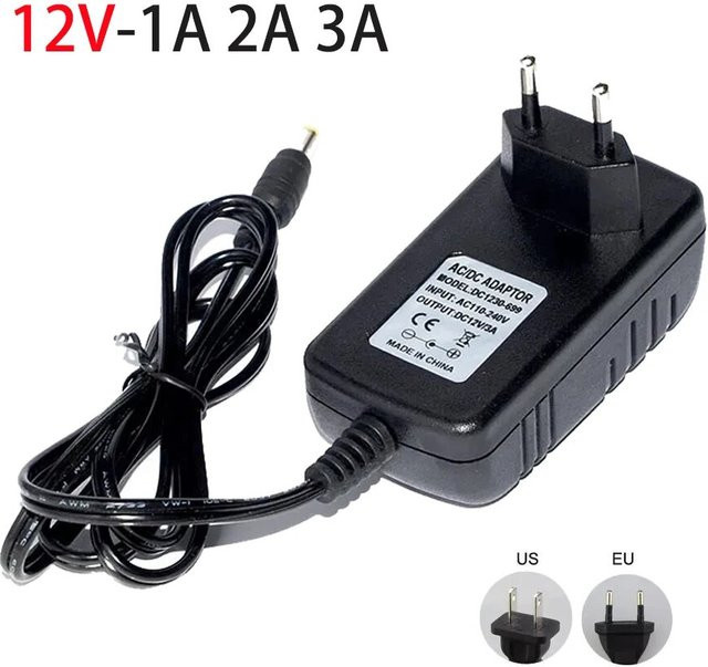 AVACOM 12V Netzteil Transformator Wandler von 240V Wechselstrom auf 12V Gleichstrom als LED-Treiber und Ladegerät - Bild 1