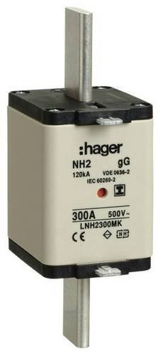 Hager NH-Sicherung LNH2300MK 300A 3er-Set in Weiß - Bild 1