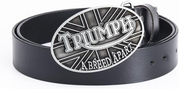 TRIUMPH Gürtel, britische Flagge, Zinklegierung, gray, Herren, 105cm - Bild 1