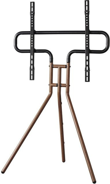 Hama TV-Stand im minimalistischen Staffelei-Design für bis zu 75 Zoll in Braun - Bild 1