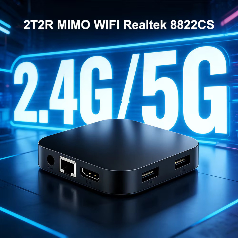 Boxput Q8 TV-Box Android 14.0 mit Amlogic SW905Y4 Quad-Core, 4GB RAM, 32GB Speicher, 4K UHD, Dual-Band WLAN 2,4G/5G und Bluetooth 5.0 in Schwarz - Bild 4