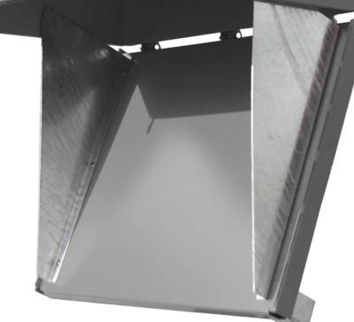 Bauer Zentrierwand für Klappbodenbehälter FB 1000, FB 1500 und FB 2000, verzinkt, silber - Bild 1