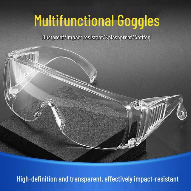 Chose One Sicherheitsbrille Full Vision mit Staub- und Spritzschutz in Transparent für Radsport und Industrie - Bild 1