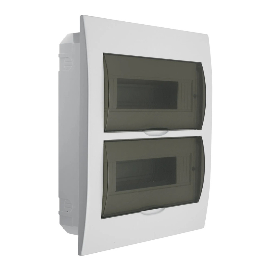Kanlux Verteiler Sicherungskasten DB212F Unterputz in Weiß und Grau mit 2x12 Modulen - Bild 2