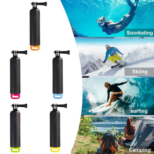 Schwimmender Handgriff für GoPro 8 in Blau, Unterwasser-Griffhalterung für Selfie-Sticks beim Schnorcheln und Wassersport - Bild 1