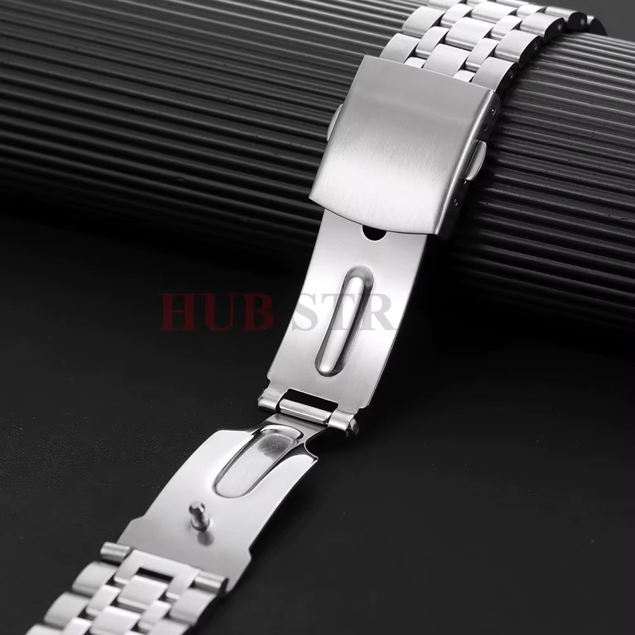 Filve Smartwatch Ersatz Armband, Edelstahl, Silber, Herren - Bild 3