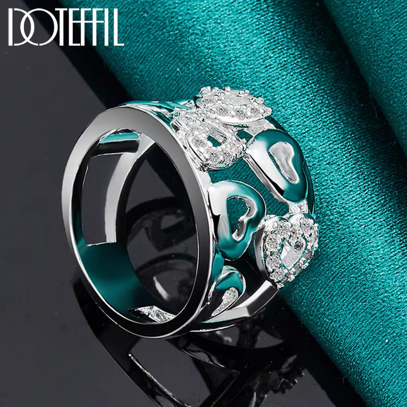 DOTEFFIL Ring, Kristall, Silber, Damen - Bild 3