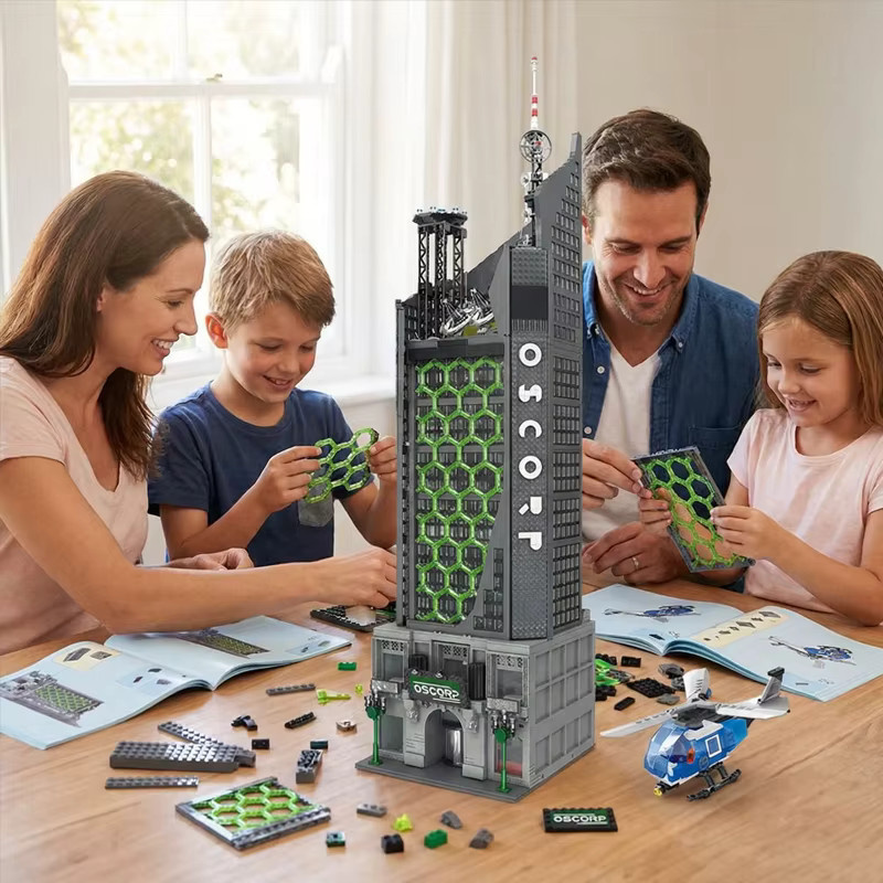 Barweer Oscorps Haus Bausteine, Marvel, mit Licht, 6375 Teile, ab 14 Jahren - Bild 3
