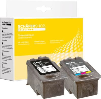 Schäfer Shop Select Tinten-Multipack für Canon PG-560XL und CLI-561XL, Schwarz-Pigmentiert und Multicolor für Tintenstrahldrucker - Bild 1
