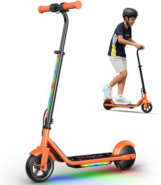 iScooter Kinder-Elektro-Scooter K2pro, orange, ab 6 Jahre - Bild 1