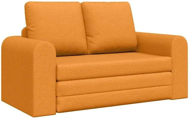 vidaXL Schlafsofa in Dunkelgelb aus Stoff für Wohnzimmer und Schlafzimmer - Bild 1