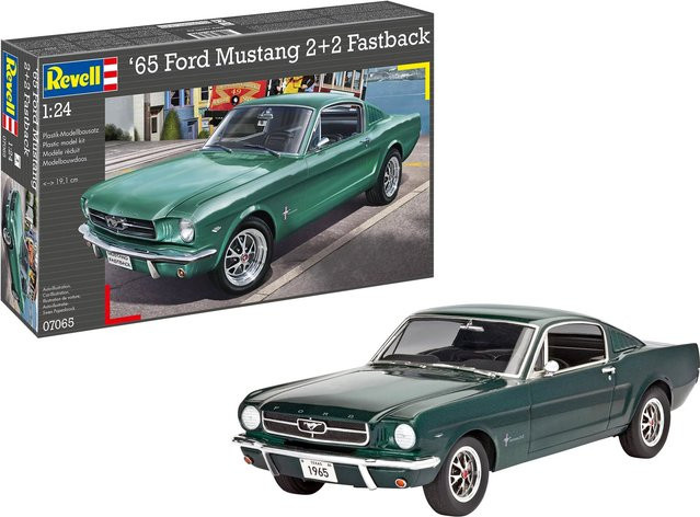 Revell 1965 Ford Mustang 2+2 Fastback, Modellfahrzeug, 1:24, ab 10 Jahren - Bild 1