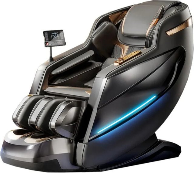 OUCEY Massagesessel mit 6D Zero Gravity, Shiatsu-Luftdruck und Human Touch Technologie, Schwarz - Bild 1