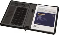 Soennecken Schreibmappe HAMBURG A4 Zip-Ordner aus Polyester in Anthrazit und Schwarz - Bild 1