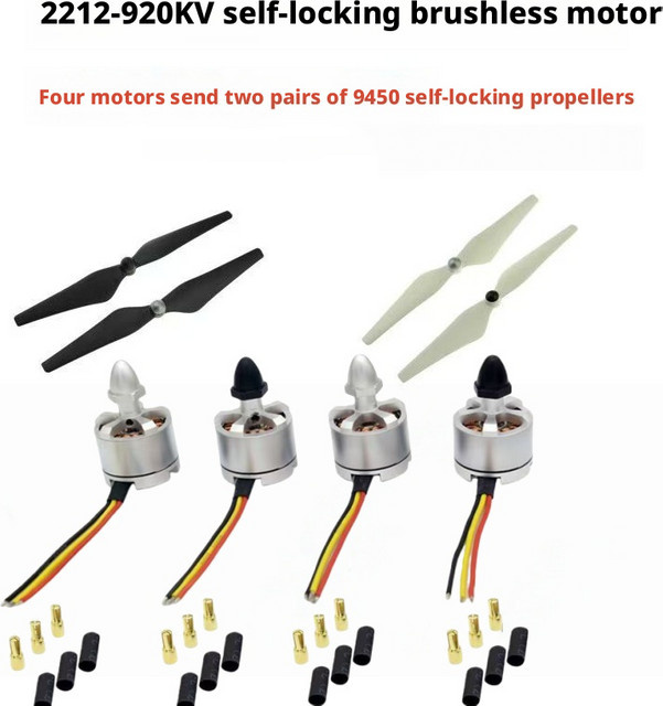 ZHOUCHEN Selbstsichernder bürstenloser Motor 2212 920KV CW/CCW, Metall, Zubehör - Bild 1