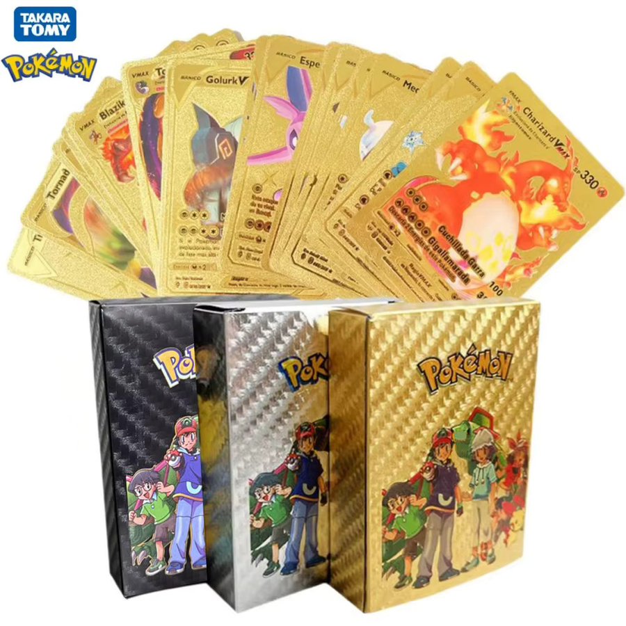 TAKARA TOMY Pokémon, Sammelkarten, Gold, Bunt / Mehrfarbig - Bild 2