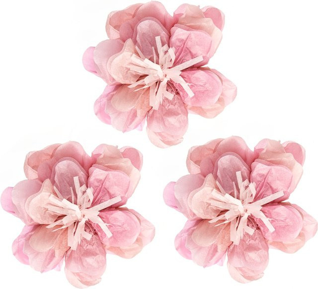 Rico Design Seidenpapierblumen Wildrose in Rosa, Höhe: 14 cm - Bild 1