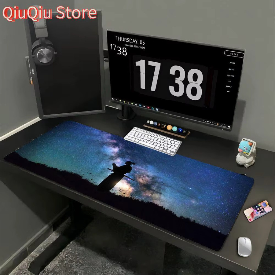 Potdemiel Japan Samurai Anime Mauspad XXL für PC Gaming und Schreibtisch - Bild 3