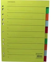 Soennecken Ordnerregister A4 in Gelb und Multicolour aus Papier - Bild 1