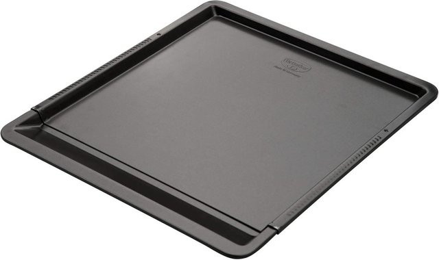 Dr. Oetker Backblech Tradition, verstellbar, Schwarz, Stahl, Höhe: 1,5 cm, Breite: 37-52 cm - Bild 1