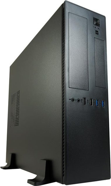 LC-Power LC-1406MB-400TFX Computer-Gehäuse Micro Tower in Schwarz mit 400 W Netzteil - Bild 1