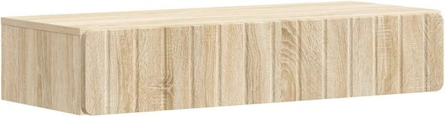 vidaXL Wandmontierter Beistelltisch Sonoma-Eiche, B/T/H: 87,5 x 34,5 x 17 cm - Bild 1