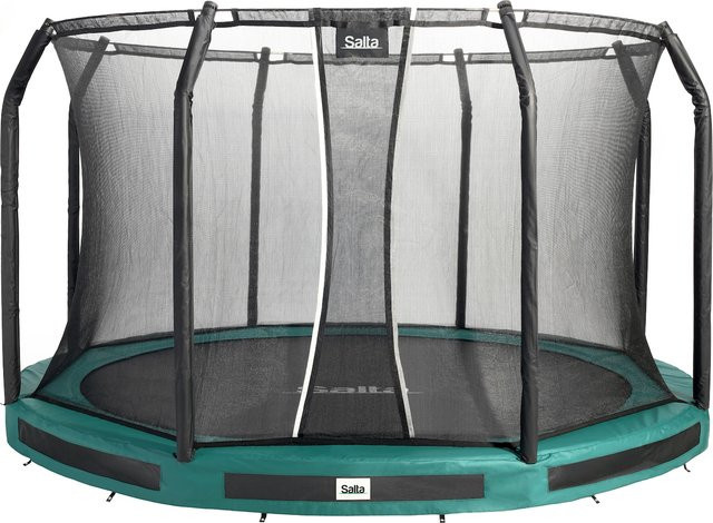 Salta Premium Ground Trampolin rund in Grün mit einem Durchmesser von 396 cm - Bild 1