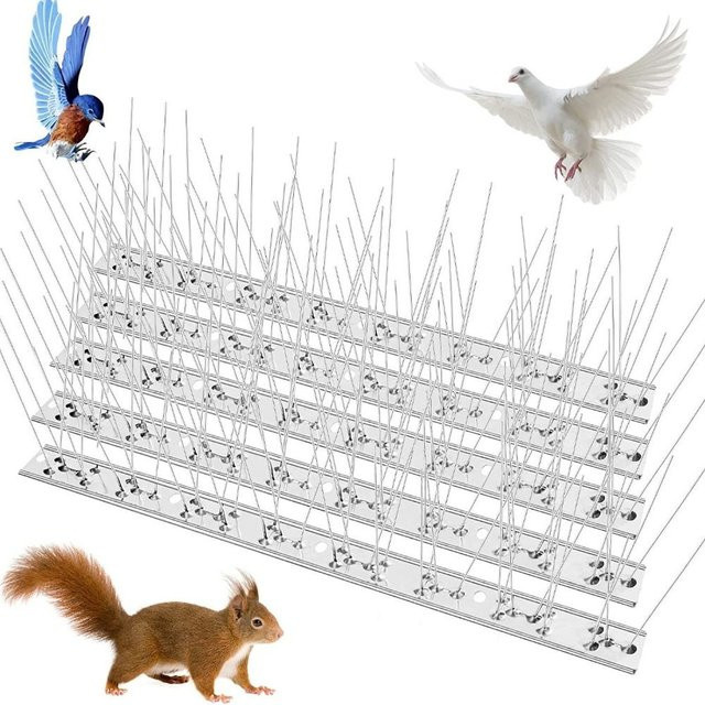 Edelstahl Vogelabwehr Spikes zur Taubenabwehr und als Anti-Vogel-Gerät - Bild 1