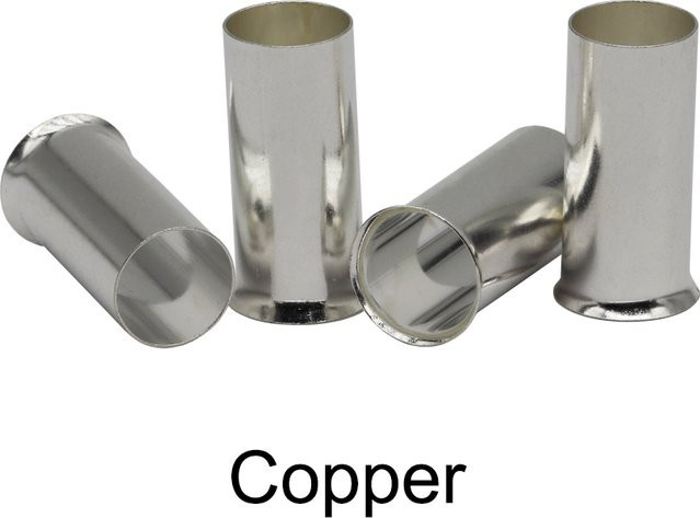 Kupfer Aderendhülsen Set für Kabelverbindungen 2,5 mm2 22AWG in Silber und Kupfer - Bild 1