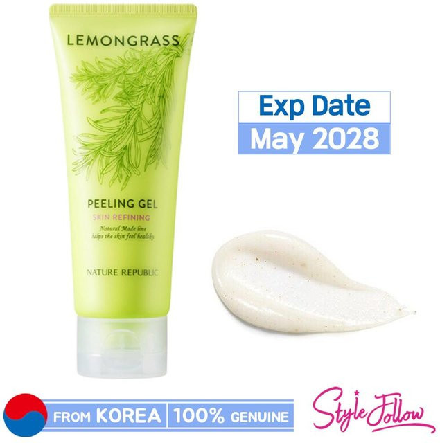 Nature Republic Zitronengras Ultra-Peeling-Gel, 100 ml, Fettige Haut - Bild 1