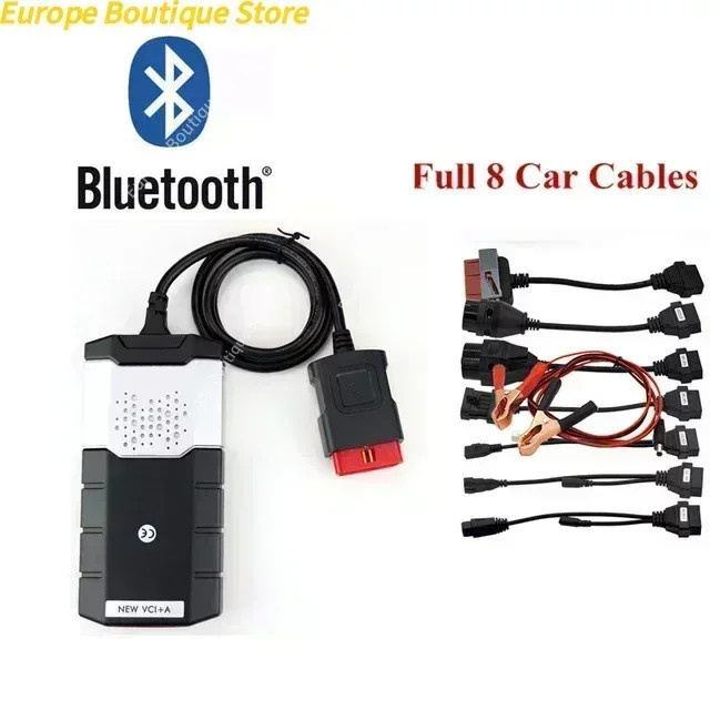 NUOYING Obd2 Diagnosewerkzeug für Auto und LKW mit Bluetooth und USB-C in Schwarz-Grau - Bild 1