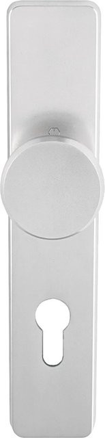 Hoppe Langschild-Wechselgarnitur London PZ 37 mm - 42 mm in Alu Natur/Silber - Bild 1