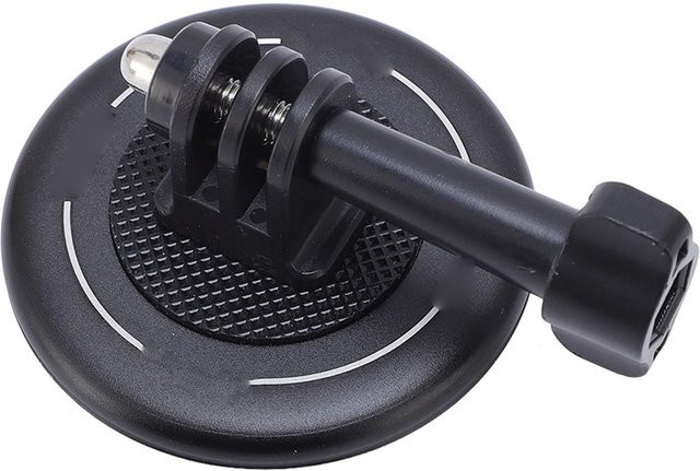 Koogeelife Magnetische Kamerahalterung aus Aluminiumlegierung mit 2-Wege-Verstellung und starker Saugkraft in Schwarz für Action 5 Pro - Bild 1