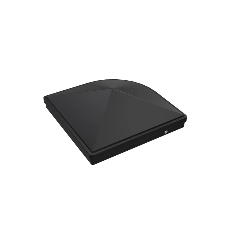 GroJa Pfostenkappe Premium aus Zinkdruckguss für quadratische Pfosten, Farbe: Anthrazit, B/T: 7 x 7 cm - Bild 2