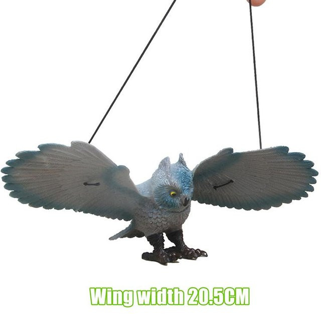 Gracy Adler Figur zur hängenden Vogelabwehr in Grau, 22 cm Höhe - Bild 1