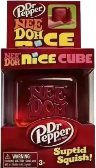 Dr Pepper Nice Cube Squishy, Stressabbau-Spielzeug, Weicher Knetwürfel - Bild 1