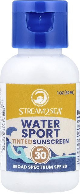 Stream2Sea Water Sports Tinted Sunscreen LSF 30, 30 ml, Gelb - Bild 1