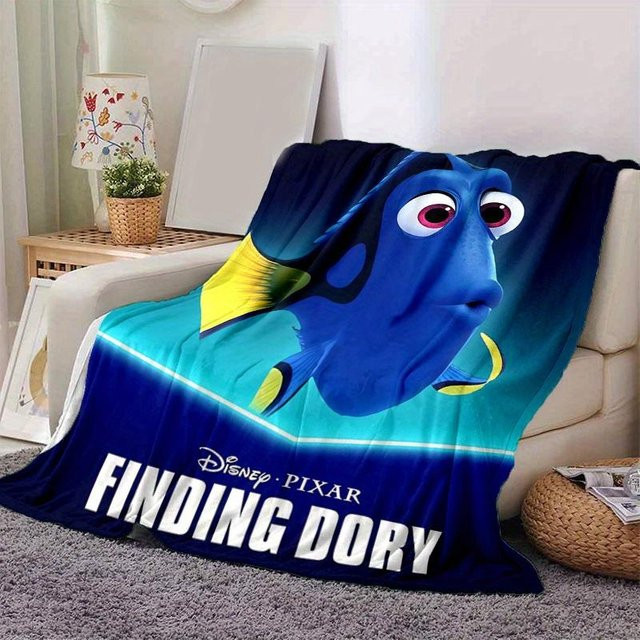 Yun Heng Three Findet Dorie Kuscheldecke aus Flanell, Blau, B: 120 cm, B: 80 cm - Bild 1
