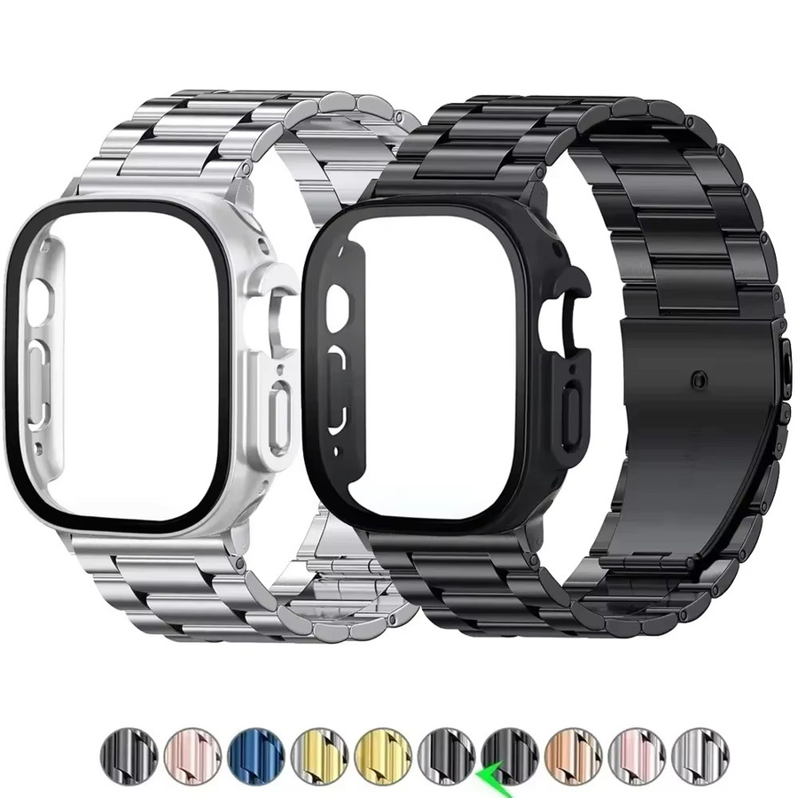 VATMENS Uhrenarmband Edelstahl, Titanlegierung, Silber, Unisex - Bild 2
