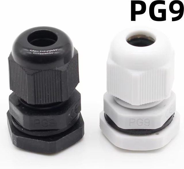 ELECAPITAL 10 Stück IP68 PG9 Nylon-Kabelverschraubung mit wasserdichter Dichtung für 4–8 mm Kabeldurchmesser - Bild 1