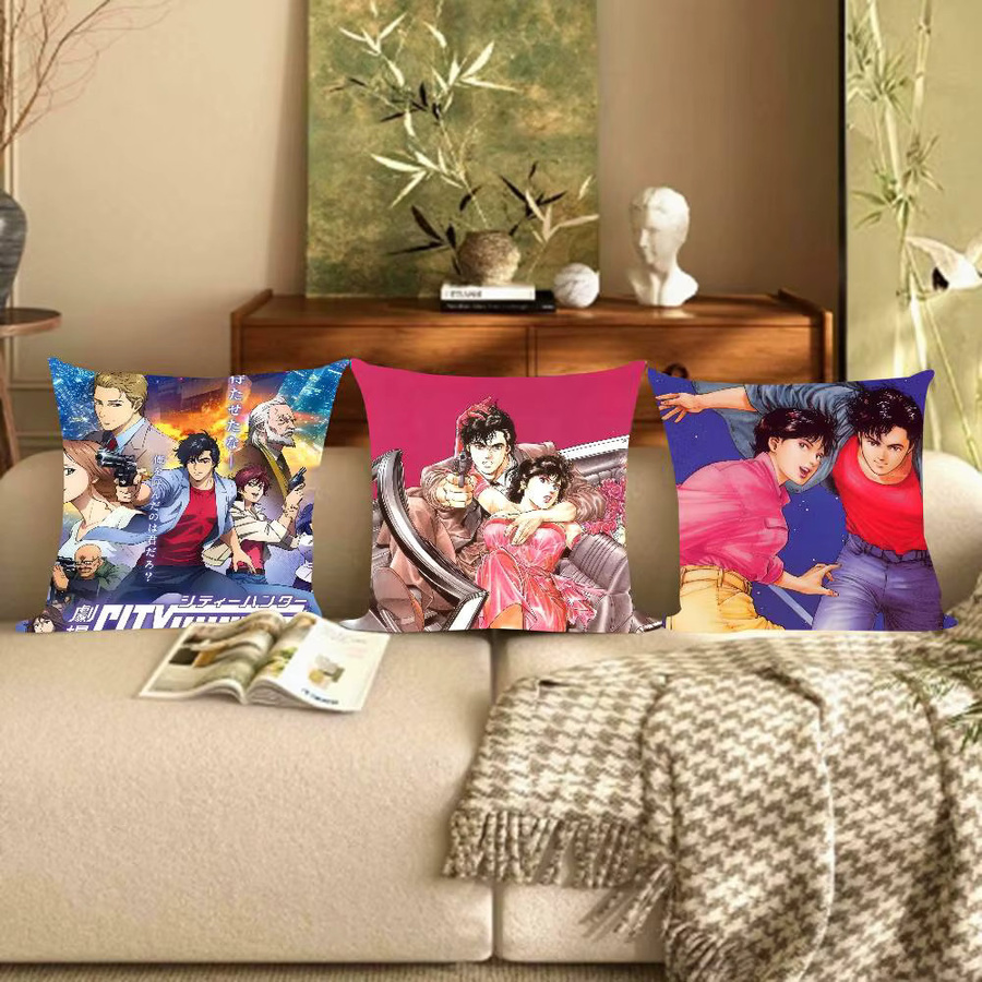 Beast Kingdom Hunter x Hunter Private Eyes Kissenbezug aus Plüsch, Cartoon-Design, Mehrfarbig, B/T/H: 30 x 30 x 30 cm - Bild 3