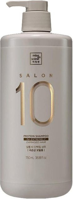 Mise en scene Salon 10 Protein Shampoo, 1150 ml, für strapaziertes Haar - Bild 1