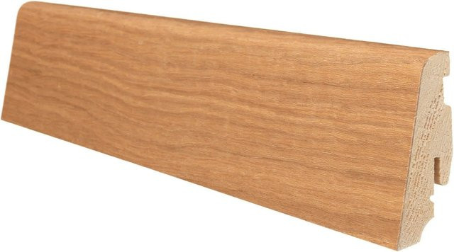 Haro Sockelleiste aus Massivholz Eiche geölt braun H: 5,8 cm, B: 1,9 cm, Länge: 220 cm - Bild 1