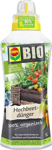 Compo BIO Hochbeetdünger 1 für alle Obst- und Gemüsesorten aus pflanzlichen Stoffen - Bild 1