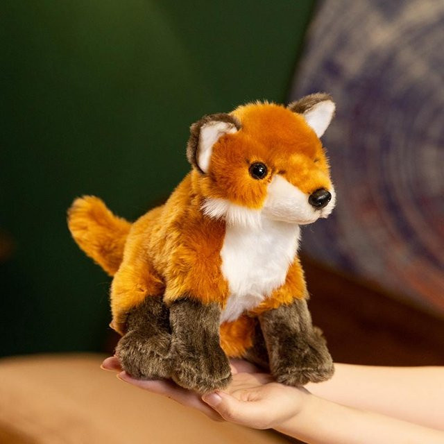 Kidsly Flauschiger Fuchs Plüschtier, Orange, 25cm - Bild 1